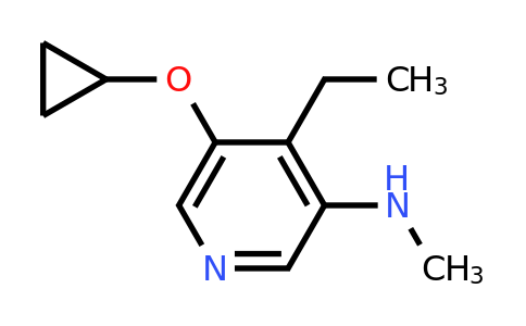 CAS 1243361-58-1 | 5-Cyclopropoxy-4-ethyl-N-methylpyridin-3-amine