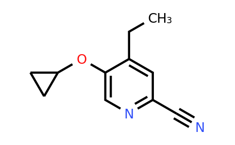 CAS 1243361-62-7 | 5-Cyclopropoxy-4-ethylpicolinonitrile