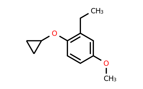 CAS 1243361-66-1 | 1-Cyclopropoxy-2-ethyl-4-methoxybenzene
