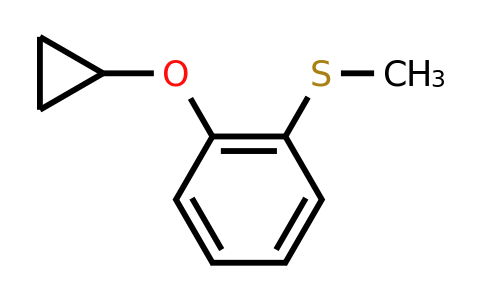 CAS 1243361-70-7 | 1-Cyclopropoxy-2-(methylsulfanyl)benzene