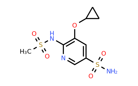 CAS 1243361-72-9 | 5-Cyclopropoxy-6-(methylsulfonamido)pyridine-3-sulfonamide