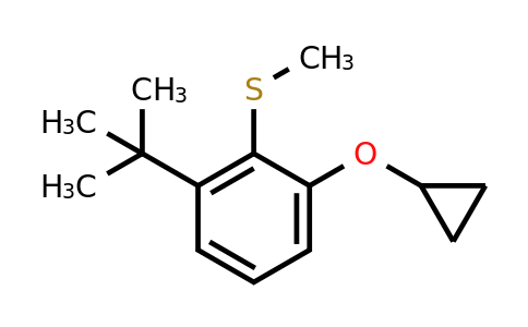 CAS 1243361-77-4 | (2-Tert-butyl-6-cyclopropoxyphenyl)(methyl)sulfane
