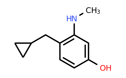 CAS 1243361-78-5 | 4-(Cyclopropylmethyl)-3-(methylamino)phenol