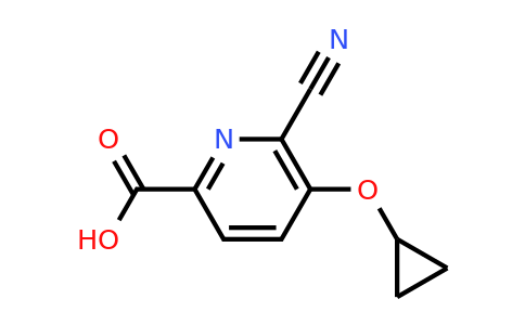 CAS 1243361-80-9 | 6-Cyano-5-cyclopropoxypicolinic acid