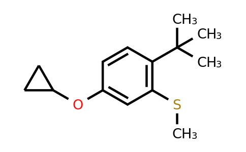 CAS 1243361-83-2 | (2-Tert-butyl-5-cyclopropoxyphenyl)(methyl)sulfane
