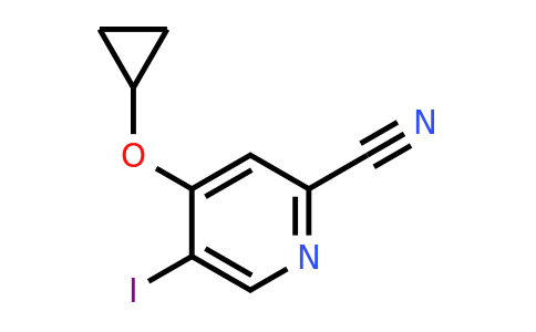 CAS 1243361-89-8 | 4-Cyclopropoxy-5-iodopicolinonitrile