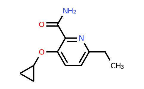 CAS 1243361-91-2 | 3-Cyclopropoxy-6-ethylpicolinamide