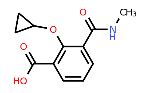CAS 1243361-96-7 | 2-Cyclopropoxy-3-(methylcarbamoyl)benzoic acid
