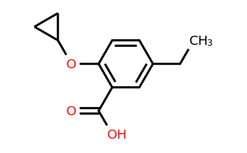 CAS 1243361-97-8 | 2-Cyclopropoxy-5-ethylbenzoic acid