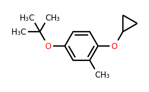 CAS 1243362-03-9 | 4-Tert-butoxy-1-cyclopropoxy-2-methylbenzene
