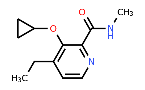 CAS 1243362-05-1 | 3-Cyclopropoxy-4-ethyl-N-methylpicolinamide