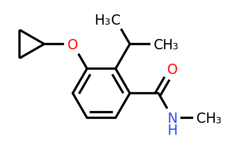 CAS 1243362-07-3 | 3-Cyclopropoxy-2-isopropyl-N-methylbenzamide
