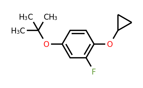 CAS 1243362-09-5 | 4-Tert-butoxy-1-cyclopropoxy-2-fluorobenzene