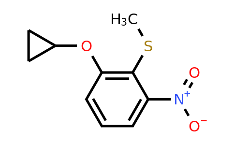 CAS 1243362-11-9 | (2-Cyclopropoxy-6-nitrophenyl)(methyl)sulfane