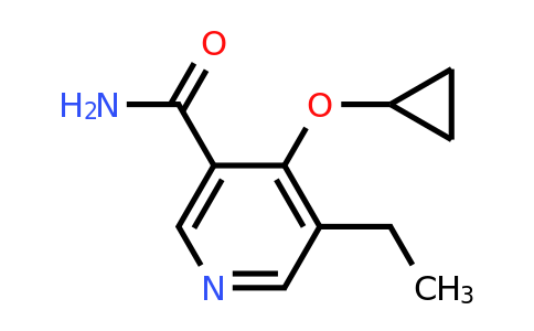 CAS 1243362-16-4 | 4-Cyclopropoxy-5-ethylnicotinamide