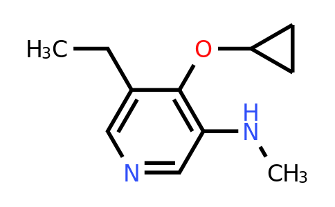 CAS 1243362-22-2 | 4-Cyclopropoxy-5-ethyl-N-methylpyridin-3-amine