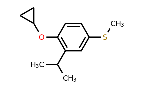 CAS 1243362-29-9 | (4-Cyclopropoxy-3-isopropylphenyl)(methyl)sulfane