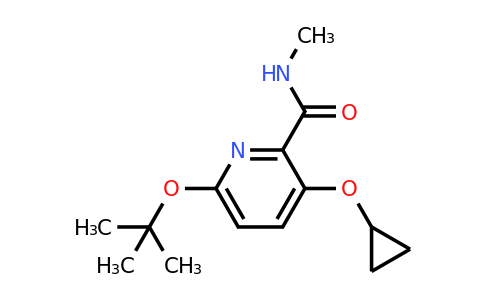 CAS 1243362-30-2 | 6-Tert-butoxy-3-cyclopropoxy-N-methylpicolinamide