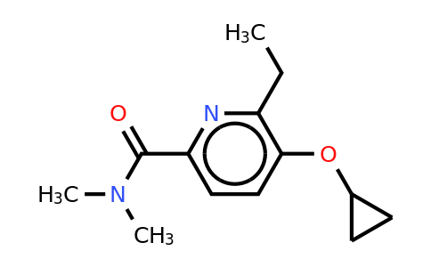 CAS 1243362-32-4 | 5-Cyclopropoxy-6-ethyl-N,n-dimethylpicolinamide