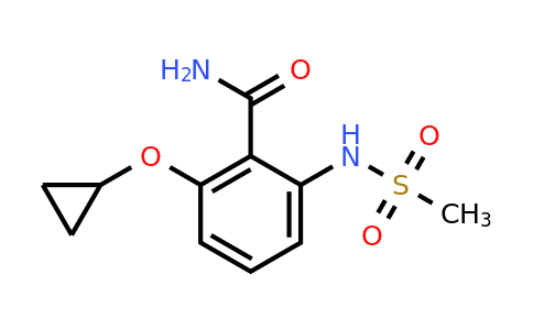 CAS 1243362-34-6 | 2-Cyclopropoxy-6-(methylsulfonamido)benzamide