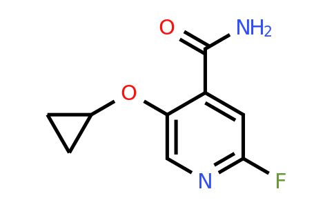 CAS 1243362-43-7 | 5-Cyclopropoxy-2-fluoroisonicotinamide