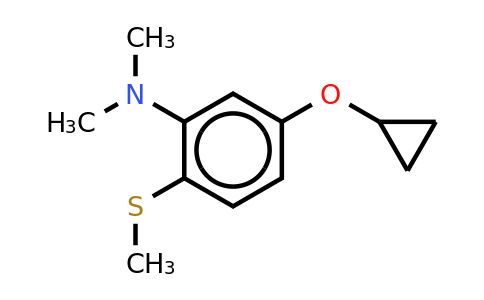 CAS 1243362-44-8 | 5-Cyclopropoxy-N,n-dimethyl-2-(methylthio)aniline