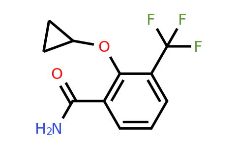 CAS 1243362-46-0 | 2-Cyclopropoxy-3-(trifluoromethyl)benzamide