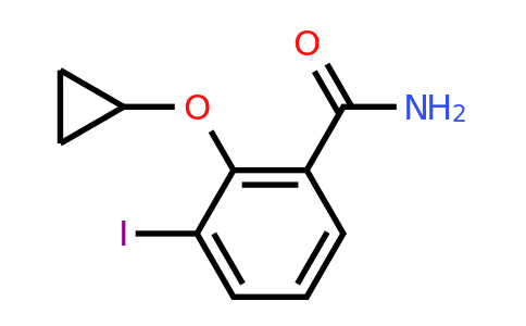 CAS 1243362-51-7 | 2-Cyclopropoxy-3-iodobenzamide