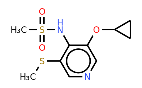 CAS 1243362-58-4 | N-(3-cyclopropoxy-5-(methylthio)pyridin-4-YL)methanesulfonamide