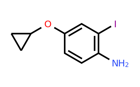 CAS 1243362-60-8 | 4-Cyclopropoxy-2-iodoaniline