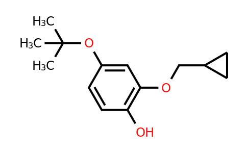 CAS 1243362-72-2 | 4-Tert-butoxy-2-(cyclopropylmethoxy)phenol