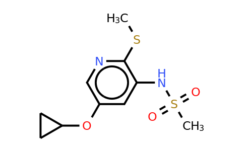 CAS 1243362-73-3 | N-(5-cyclopropoxy-2-(methylthio)pyridin-3-YL)methanesulfonamide