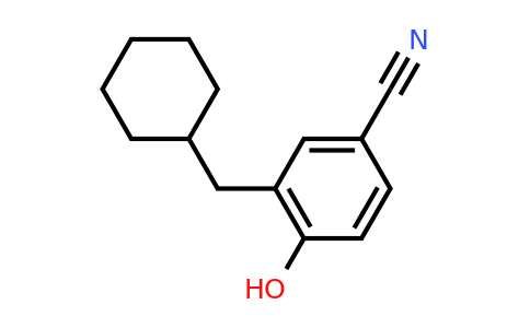 CAS 1243362-74-4 | 3-(Cyclohexylmethyl)-4-hydroxybenzonitrile