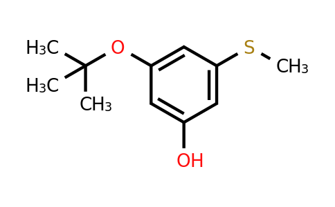 CAS 1243362-82-4 | 3-(Tert-butoxy)-5-(methylsulfanyl)phenol