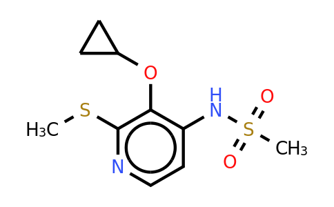CAS 1243362-83-5 | N-(3-cyclopropoxy-2-(methylthio)pyridin-4-YL)methanesulfonamide