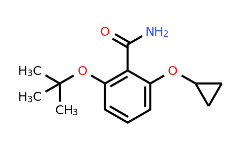 CAS 1243362-85-7 | 2-Tert-butoxy-6-cyclopropoxybenzamide