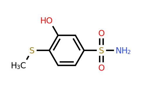 CAS 1243362-89-1 | 3-Hydroxy-4-(methylsulfanyl)benzene-1-sulfonamide