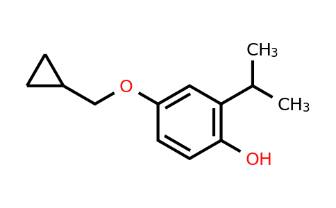 CAS 1243362-91-5 | 4-(Cyclopropylmethoxy)-2-isopropylphenol