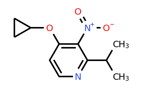 CAS 1243362-93-7 | 4-Cyclopropoxy-2-isopropyl-3-nitropyridine