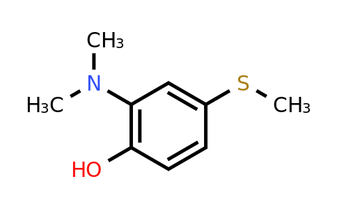 CAS 1243362-96-0 | 2-(Dimethylamino)-4-(methylsulfanyl)phenol