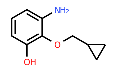 CAS 1243362-97-1 | 3-Amino-2-(cyclopropylmethoxy)phenol