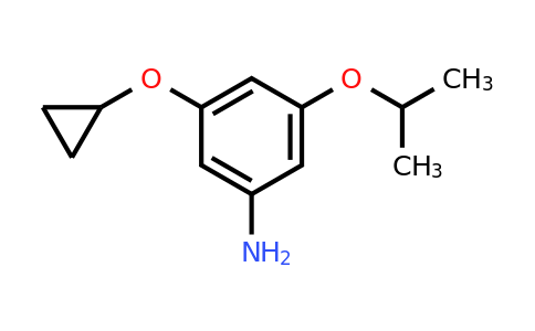 CAS 1243362-98-2 | 3-Cyclopropoxy-5-isopropoxyaniline