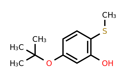 CAS 1243363-02-1 | 5-(Tert-butoxy)-2-(methylsulfanyl)phenol