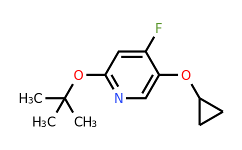 CAS 1243363-05-4 | 2-Tert-butoxy-5-cyclopropoxy-4-fluoropyridine