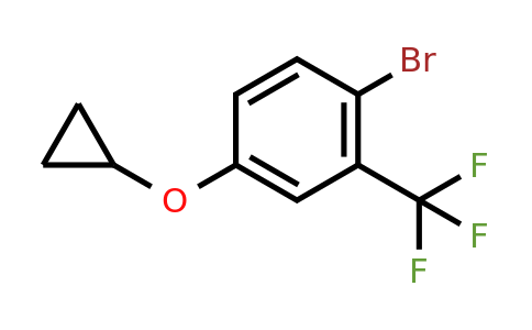 CAS 1243363-06-5 | 1-Bromo-4-cyclopropoxy-2-(trifluoromethyl)benzene