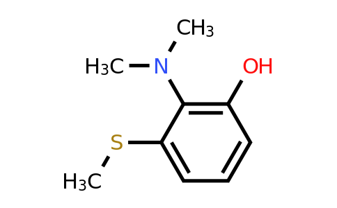 CAS 1243363-08-7 | 2-(Dimethylamino)-3-(methylsulfanyl)phenol