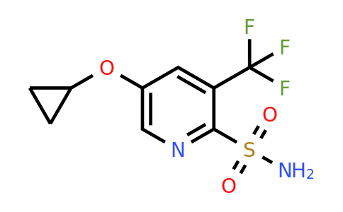 CAS 1243363-09-8 | 5-Cyclopropoxy-3-(trifluoromethyl)pyridine-2-sulfonamide