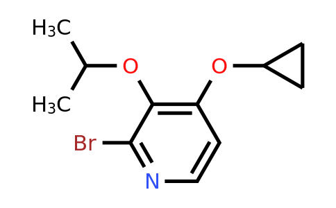 CAS 1243363-10-1 | 2-Bromo-4-cyclopropoxy-3-isopropoxypyridine