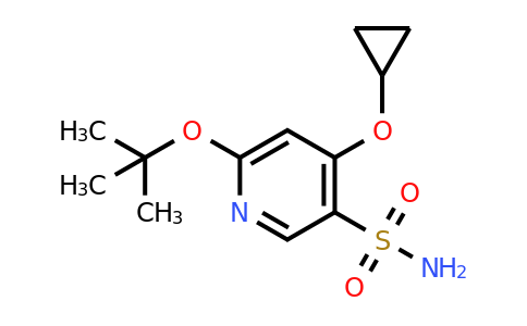 CAS 1243363-11-2 | 6-Tert-butoxy-4-cyclopropoxypyridine-3-sulfonamide