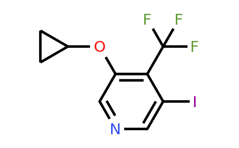 CAS 1243363-13-4 | 3-Cyclopropoxy-5-iodo-4-(trifluoromethyl)pyridine